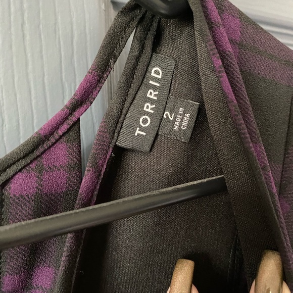 Torrid plaid skater dress - Picture 3 of 8